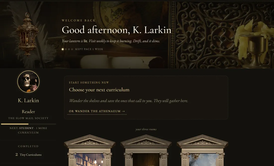 A preview of your My Desk page