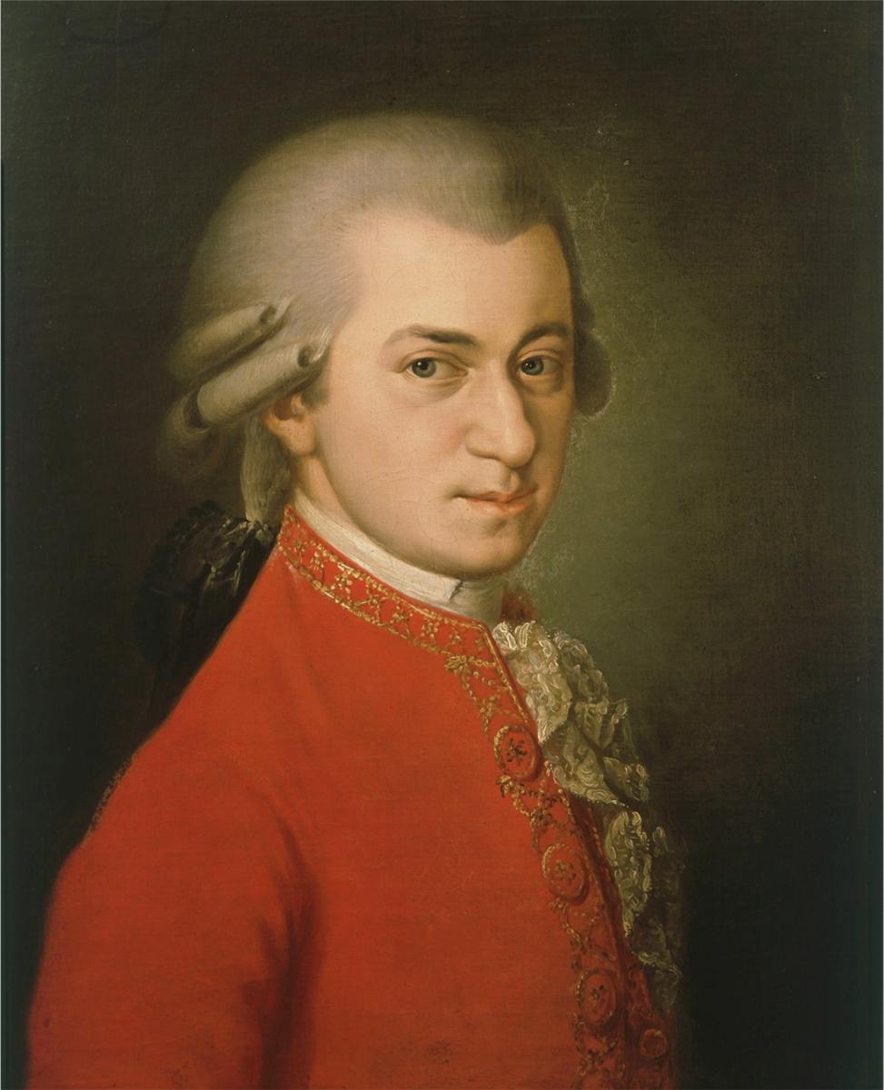 Barbara Krafft's 1819 portrait of Wolfgang Amadeus Mozart.